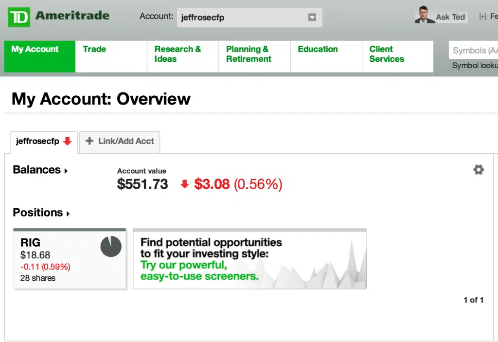 TD Ameritrade