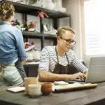 Small Business Connection Communication Craftman Concept