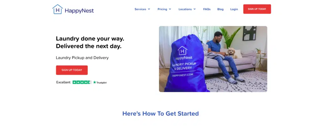 HappyNest Homepage
