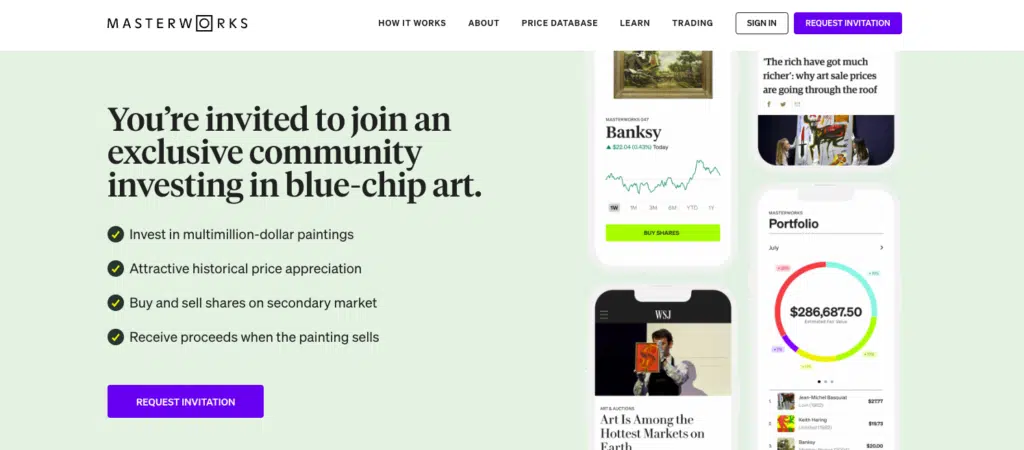 masterworks-landing-page-screenshot